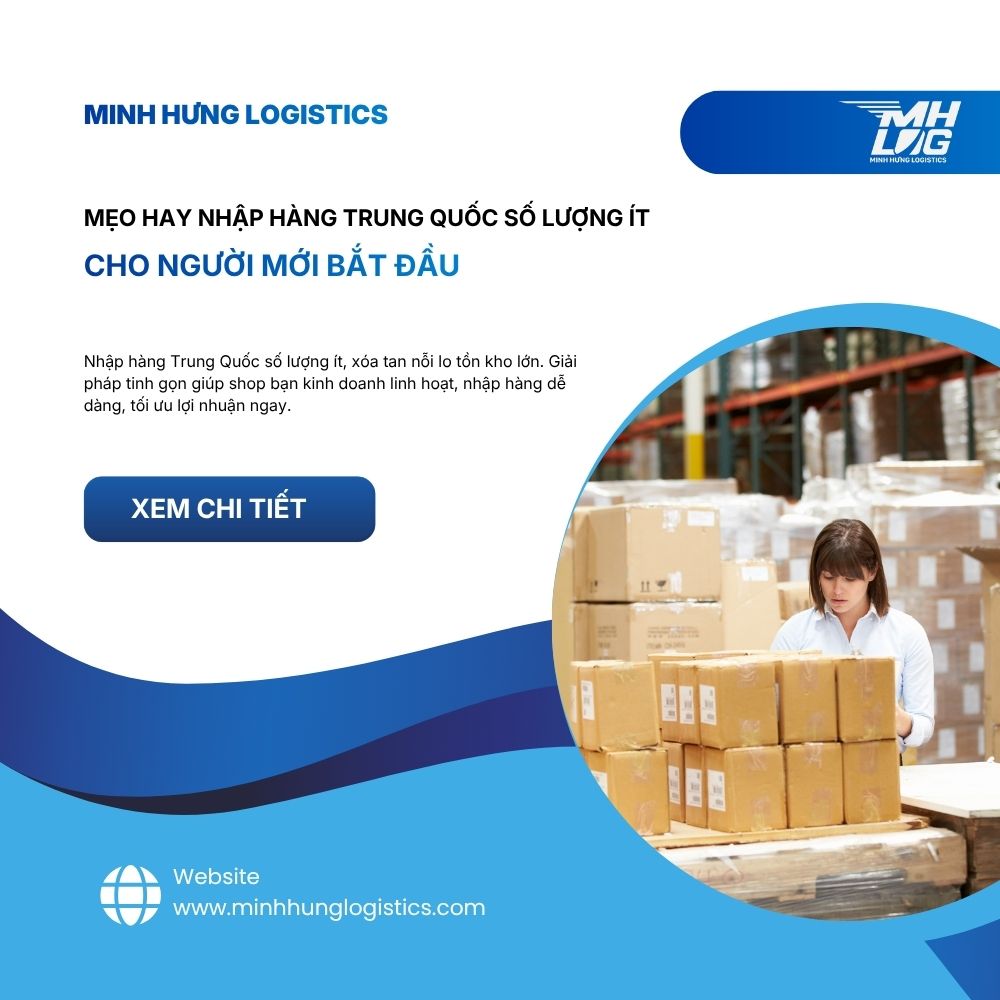 Mẹo hay nhập hàng Trung Quốc số lượng ít cho người mới bắt đầu
