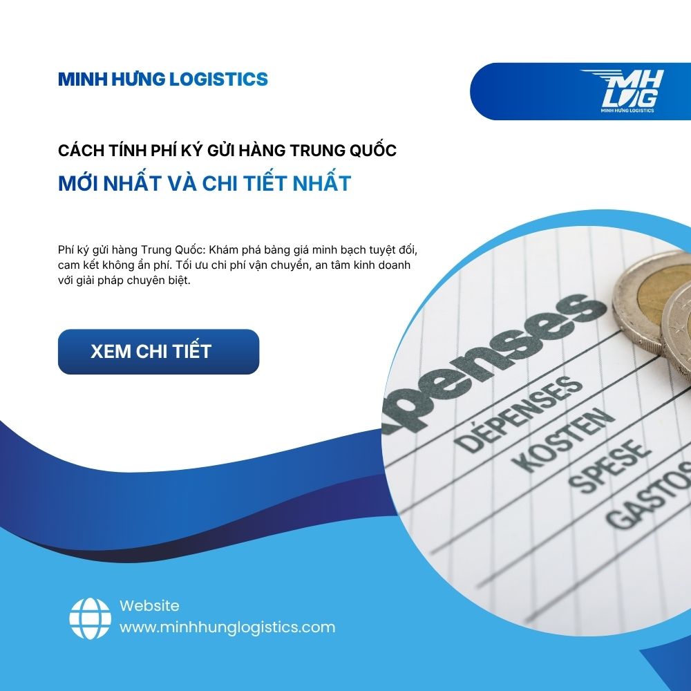 Cách tính phí ký gửi hàng Trung Quốc mới nhất và chi tiết nhất