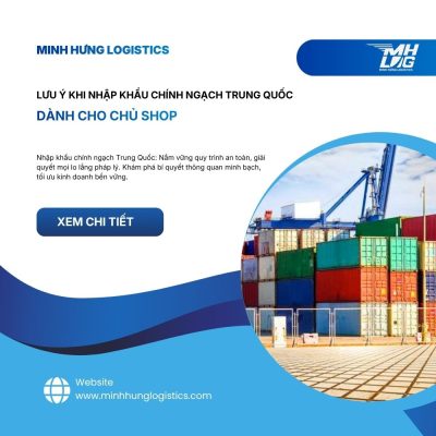 Lưu ý khi nhập khẩu chính ngạch Trung Quốc dành cho chủ shop