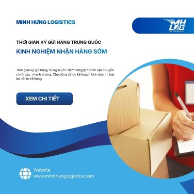 Thời gian ký gửi hàng Trung Quốc kinh nghiệm nhận hàng sớm