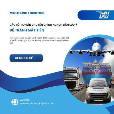 Các rủi ro vận chuyển chính ngạch cần lưu ý để tránh mất tiền
