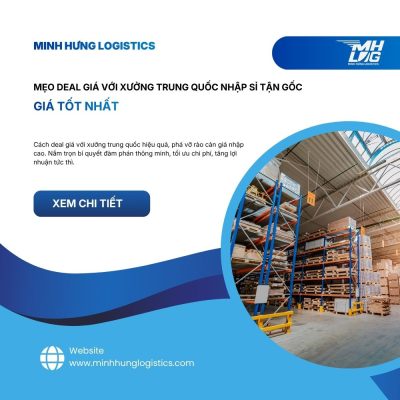 Mẹo deal giá với xưởng Trung Quốc nhập sỉ tận gốc giá tốt nhất
